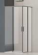 Душевой уголок Vincea Софт 2 (Soft 2) VSS-3SO2900CLGM 90x90 вороненая сталь, прозрачный