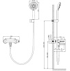 Смеситель для ванны Vincea Рондо (Rondo) VTFW-1R2CH хром