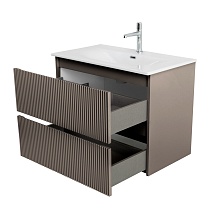 Мебель для ванной BelBagno Uno 80 см Бежевый матовый