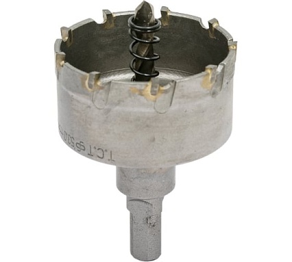 Коронка по металлу 53 мм с пластинами ВК8 WOLFSTAR cw00039
