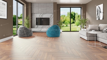 SPC ламинат Alpine Floor Parquet LVT Дуб Royal 590x118x2,5 мм, ECO 16-2