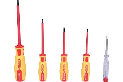 Набор отверток KS Tools VDE, с индикаторной отверткой, 1000В 117.0540