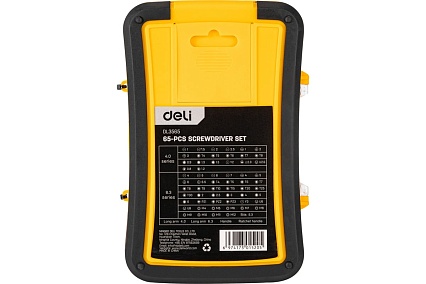 Набор прецизионных отверток Deli DL3565 65 предметов 98385