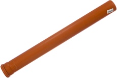 Гладкая труба RTP ПП, класс жесткости SN 4, Д 110 мм, S=3,4 мм, L 1000 мм 11210