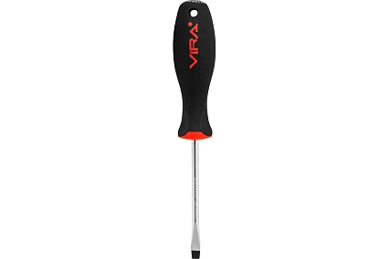 Отвертка RAGE by VIRA SL6x100 CR-V эргономичная двухкомпонентная 391102