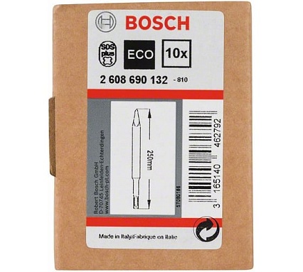 Зубило пикообразное (250 мм; SDS-PLUS; 10 шт.) Bosch 2608690132