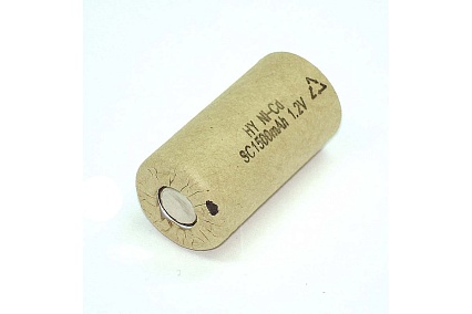 Аккумулятор (Ni-Cd; SC; 1.2V; 1500mAh) ОЕМ 020656