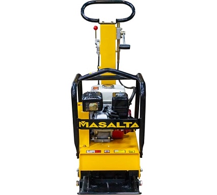 Реверсивная бензиновая виброплита Masalta Honda GX200, 6,5 л.с., 162 кг, расширители, MSH160E-4 ВИБ170
