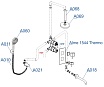 Душевой набор WasserKRAFT Alme A171568 Thermo