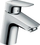 Смеситель для раковины Hansgrohe Logis 71077000, донный клапан