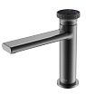 Смеситель для раковины Black&White Gravity GF-7107-GM оружейная сталь