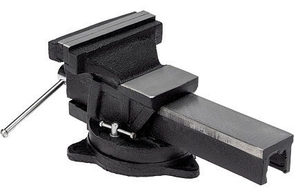 Тиски Kranz слесарные 150мм, поворотные, с наковальней KR-12-5102