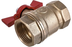 Латунный шаровой кран для воды Valfex OPTIMA 3/4&quot; ВР/ВР ручка-бабочка 11Б27фт1М VF.217.L0B1.034.Bir
