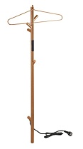 Полотенцесушитель электрический Bemeta 704154015 30W 103x1180 стойка, медь матовая