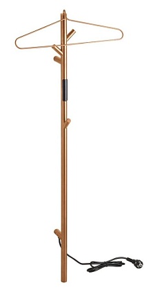 Полотенцесушитель электрический Bemeta 704154015 30W 103x1180 стойка, медь матовая