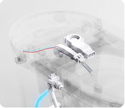 Электронный приставной унитаз Timo ТЕ-741 с функцией биде
