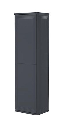 Шкаф пенал Iddis Oxford Neo 40 см темно-серый матовый OXN40D0i97