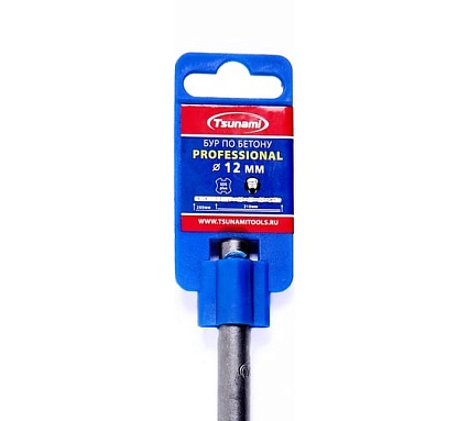 Бур по бетону SDS-plus Professional 10x260 мм Tsunami T10610200010260