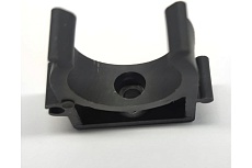 Пластиковая клипса для труб КХЭМ серая, д.25 мм, 100 шт. KLP-25 grey