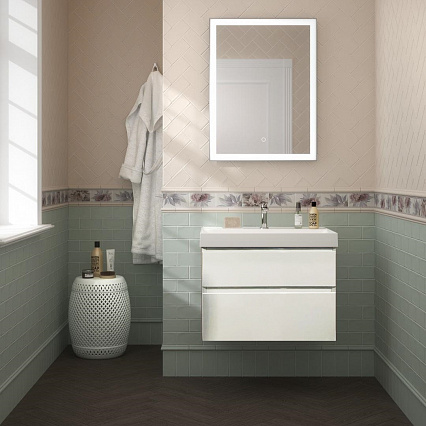 Мебель для ванной Kerama Marazzi Cubo 70 см белый матовый