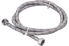 Подводка для воды СТМ сталь, 1/2&quot;, гайка-гайка, 200 cм CWFHF200