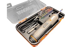 Аккумуляторная отвертка Worx 4В, 5Нм, 1,5Ач, набор оснастки WX240