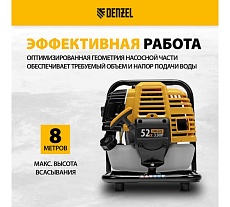 Бензиновая мотопомпа для чистой воды Denzel px-25 99205