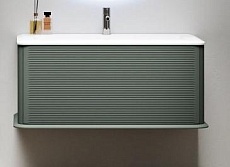 Тумба с раковиной Cezares Idra 98 см Verde Opaco