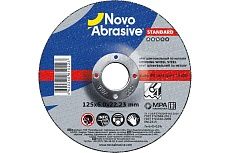 Круг шлифовальный по металлу Standard (125x6x22.23 мм) NovoAbrasive NAB12560