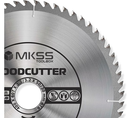 Диск пильный по дереву MKSS Toolbox Woodcutter WC4000 400x60Тх50/30 мм WC40006050