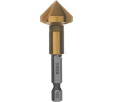 Зенковка конусная под М10, HSS, по металлу, шестигранный хвостовик Denzel 72311