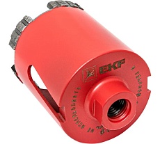 Коронка алмазная Turbo Fast Expert 68 мм, M16, Laser EKF dch-68-trb-m16