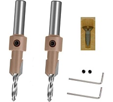 Комплект из 2-х зенкеров D=9.5 мм, d1=4 мм, S=6.3 мм PROCUT CS101.954063333