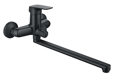 Смеситель универсальный Aquatek Вега AQ1042MB черный матовый