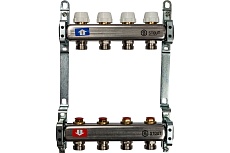 Коллектор из нержавеющей стали без расходомеров STOUT 4 выхода SMS 0922 000004