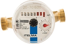 Счетчик холодной воды Ителма ХВС ДУ-15 L=110 без КМЧ Ит.Х-15 б/кмч