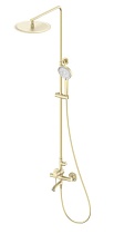 Душевая стойка Wonzon&Woghand Tor WW-88047073-BG брашированное золото