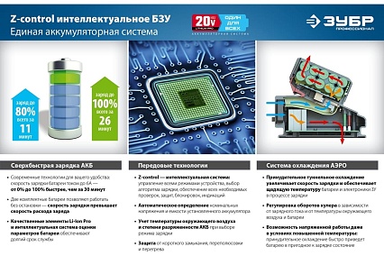 Аккумуляторная батарея Зубр Профессионал, 12 В, Li-Ion PRO, 1.5 Ач, тип Т7, S-12 T7