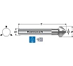 Зенковка Karnasch 90 16.5x3.2x60x10 мм, HSS-XE без покрытия (хвостовик шестигранник) 20.1740-170