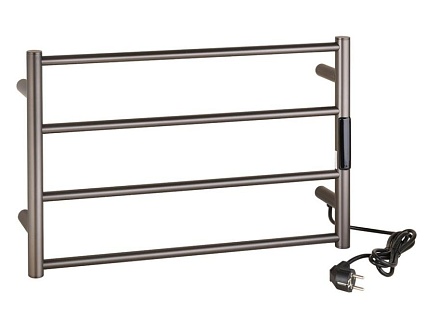 Полотенцесушитель электрический Bemeta 704155085 63W 560x370, графит матовый
