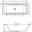 Акриловая ванна Riho Still Square 170x75 см B100001005