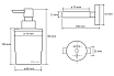 Дозатор жидкого мыла Bemeta Omega 138709041