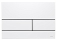 Кнопка смыва TECE Square II 9240834 металл, белый матовый
