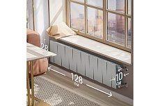 Биметаллический радиатор Royal Thermo PianoForte 200/Silver Satin 16 секций НС-1346025