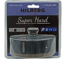 Коронка алмазная Super Hard 120 мм, M14 Hilberg HH693