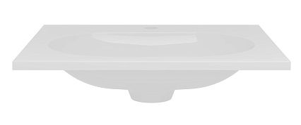 Раковина Vincea VCB-4H600W 60 см гелькоут, белый