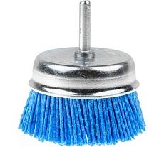 Щетка чашечная из нейлона YIDA 75 мм, с переходником для дрели TORGWIN T712077
