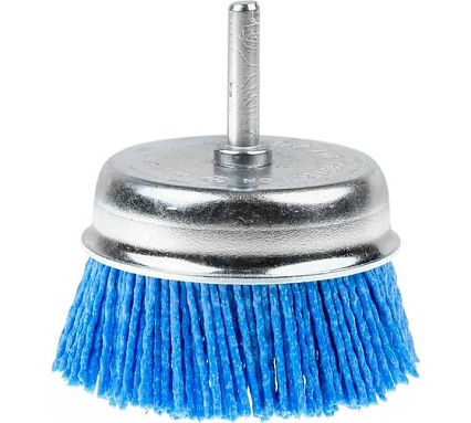 Щетка чашечная из нейлона YIDA 75 мм, с переходником для дрели TORGWIN T712077