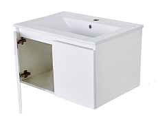 Мебель для ванной Orange Квадро 60 см, раковина фарфор
