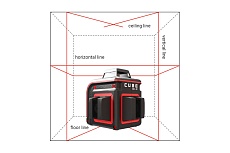 Лазерный уровень ADA Cube 360-2V Professional Edition А00570